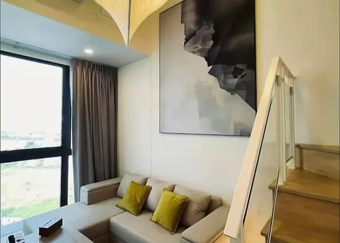 Rama9 Sky Loft 1br Qeiet Higt